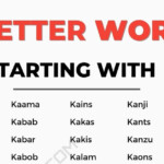 5 Letter Words Starting K